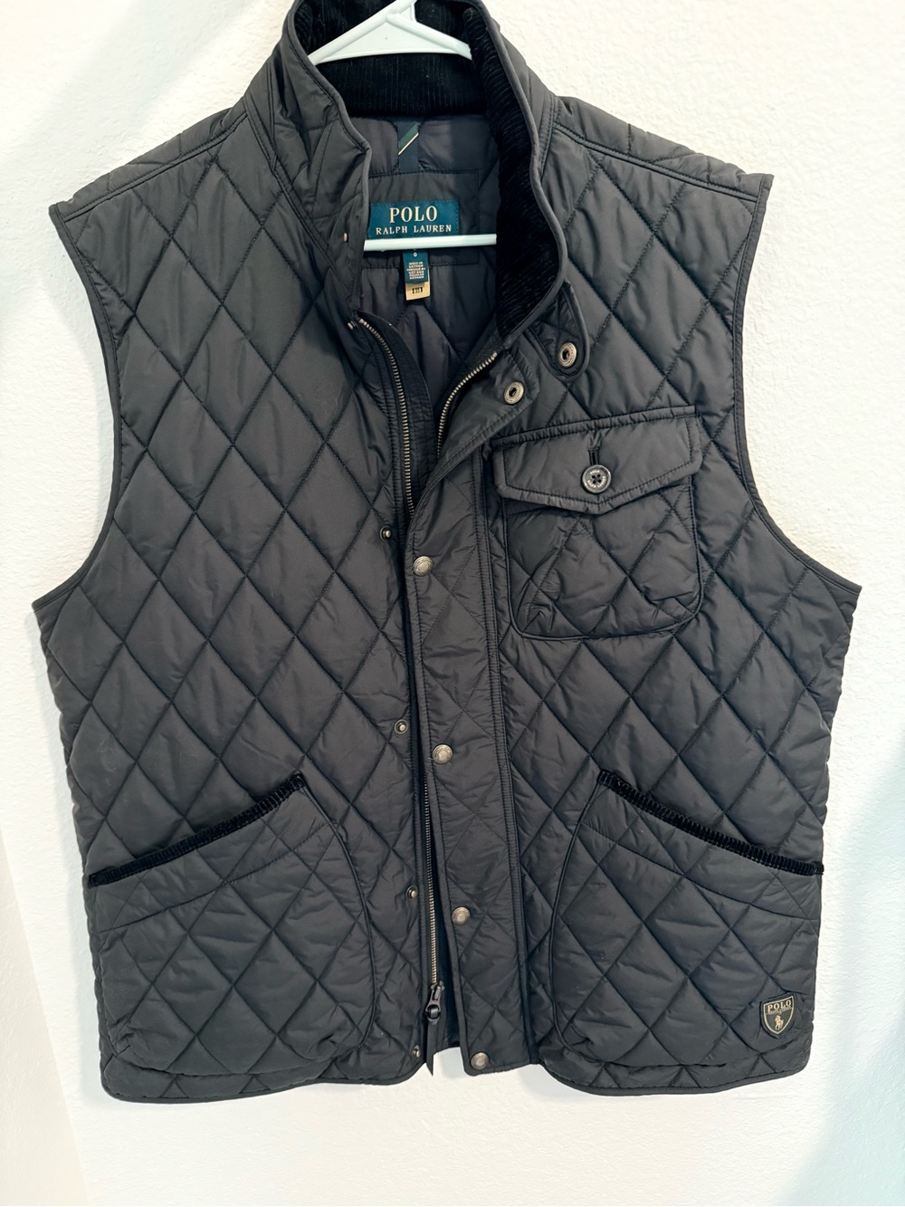 Polo Ralph Lauren Black Quilted Men’s Vest